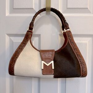 Perfect for fall & winter Michael Michael Kors brown cowhide bag.